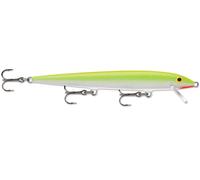 Rapala Original Floater 13 Leurres De Pêche, 5,25 Pouces, Argent Fluorescent