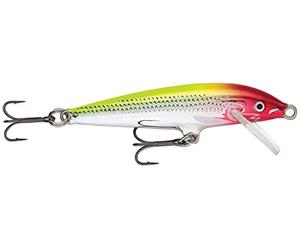 Rapala Original Floater 18 Leurre de pêche, 17,8 cm, Clown