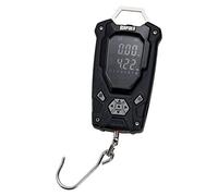 Rapala - Peson Digital RCD Digital Scale - Article de Pêche de Pesée des Poissons - Poids Maximal Supporté de 25 kg - Écran LCD Facile à Lire - Affichage kg ou lb - Modèle Compact sur Piles - Noir
