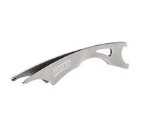 Rapala - Pince de Pêche RCD Mini Split Ring Tool - Matériel de Pêche en Acier Inoxydable - Article de Pêche pour Mini Anneaux Brisés - Légère et Ergonomique - Décapsuleur Intégré - 8cm - Gris