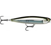 Rapala, Leurre de Pêche Precision Xtreme Pencil, Taille : 8,7 cm/12 g, Leurre Mer Flottant, Profondeur de Nage : Surface, Matériel de Pêche Plastique, Moss Black Shinner MBS