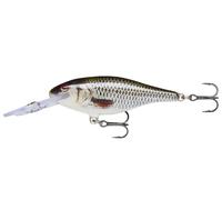 Rapala - Leurre de Pêche Shad Rap - Leurre Pêche Construction Balsa - Matériel de Pêche d'Eau Douce - Prof de Nage 2.4-4.5m - Taille 9cm / 15g - Fabriqué en Estonie - Hot Tiger