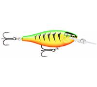 Rapala - Leurre de Pêche Shad Rap Elite Construction Balsa (sans Plomb) - Leurre Eau Douce Flottant - Profondeur de Nage 2,7m - Taille 5,5cm / 7g - Fabriqué en Estonie - Gilded Fire Tiger