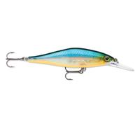 Rapala - Leurre de Pêche Shadow Rap Shad Deep - Matériel de Pêche en Balsa - Leurre Pêche en Eau Douce - Fabriqué en Estonie - Prof de Nage 1.5-1.8 m - Taille 9 cm / 12 g - Blue Ghost