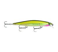 Rapala - Shadow Rap Shad un leurre eau douce flottant imitant parfaitement un poisson en détresse, pour les truites, saumons, perches, sandres black bass et brochets - 11cm,13g coloris Olive Green