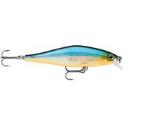 Rapala - Shadow Rap Shad un leurre eau douce flottant imitant parfaitement un poisson en détresse, pour les truites, saumons, perches, sandres black bass et brochets - 11cm,13g coloris Blue Ghost