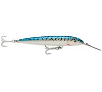 Rapala Silver Mackerel Countdown Magnum-Matériel Corps en Abachi-Leurre Pêche en Mer-Prof de Nage 5.4-7.5m-Taille 22cm / 100g-Fabriqué en Estonie Unisex-Adult, 18 cm / 70 g