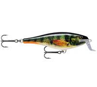 Rapala - Leurre de Pêche Super Shad Rap - Matériel de Pêche avec Corps en Balsa - Leurre Pêche d'eau Douce - Profondeur de Nage de 1,5 à 2,7m - 14cm / 45g - Fabriqué en Estonie - Live Perch