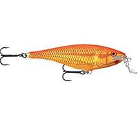 Rapala - Super Shad Rap un leurre flottant pour la pêche au lancer en eau douce pour les brochets, perches et black bass - 14cm,45g coloris Goldfish