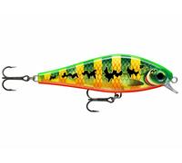 Rapala - Leurre de Pêche Super Shadow Rap - Construction Plastique - Leurre Pêche d'Eau Douce Coulant Lentement - Profondeur de Nage 0,9-1,2m - Taille 11cm / 38g - Fabriqué en Estonie - Peacock