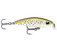 Rapala - Leurre de Pêche Ultra Light Minnow - Matériel de Pêche avec Corps Lesté - Leurre Pêche d'Eau Douce - Profondeur de Nage de 0,6 à 0,9m - 6cm / 4g - Fabriqué en Estonie - Brown Trout