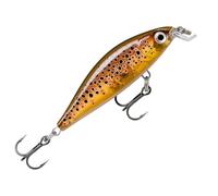 Rapala X-Light Minnow 5 cm 4 g - Wobbler, Hardbait, Twitchbait, Minnow pour la pêche à la perche, appât dur pour la pêche au lancer, couleur : Live Brown Trout
