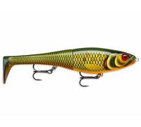 Rapala - Leurre de Pêche X-Rap Peto - Matériel de Pêche avec Queue Souple - Leurre Pêche d'Eau Douce - Profondeur de Nage 0.5-1 m - Taille 14 cm / 39 g - Fabriqué en Estonie - Scaled Roach