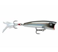 Rapala - Leurre de Pêche X-Rap Pop - Matériel de Pêche avec Grande Bouche Concave - Leurre Pêche d'Eau Douce et Mer - Profondeur de Nage Surface - 7cm / 11g - Fabriqué en Estonie - Chartreuse Ghost