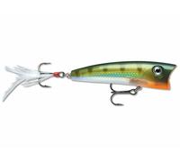 Rapala - Leurre de Pêche X-Rap Pop - Matériel de Pêche avec Grande Bouche Concave - Leurre Pêche d'Eau Douce et Mer - Profondeur de Nage Surface - 7cm / 11g - Fabriqué en Estonie - Yellow Perch
