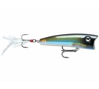Rapala - Leurre de Pêche X-Rap Pop - Matériel de Pêche avec Grande Bouche Concave - Leurre Pêche d'Eau Douce et Mer - Profondeur de Nage Surface - 7cm / 11g - Fabriqué en Estonie - Moss Back Shiner