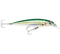 Rapala - Leurre de Pêche X-Rap Saltwater - Matériel de Pêche pour les Gros Prédateurs - Leurre Pêche Mer Tout Poisson - Profondeur de Nage 1.2-2.4m - 12cm / 22g - Fabriqué en Estonie - Green Mackerel