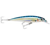 Rapala - Leurre de Pêche X-Rap Saltwater - Matériel de Pêche pour les Gros Prédateurs - Leurre Pêche Mer Tout Poisson - Profondeur de Nage 1.2-2.4m - 12cm / 22g - Fabriqué en Estonie - Blue Mackerel