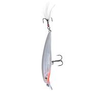 Rapala - Leurre de Pêche X-Rap - Matériel de Pêche d'Eau Douce - Leurre Pêche avec Profil 3D, Teaser Plumes et Brill - Profondeur de Nage 0.9-1.5m - 8cm / 7g - Fabriqué en Estonie - Glass Ghost