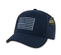 Rapdom Tactical USA brodée opérateur Cap, Homme, Bleu Marine