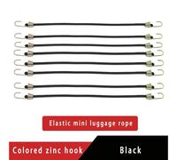 Rapduty-Corde Élastique De Remorquage Pour Enfant,25-30cm - Type Black 8pcs
