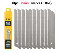 Rapduty-Couteau Utilitaire En Acier Inoxydable,Coupe-Boîte Multifonction,Ouvre-Bouteille,18 Ouvre-Bouteille,Règle À Vis,Entrepôt,Tout Usage,6 En 1 - Type 1box Blades 25mm