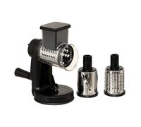 Râpe 3 Lames Avec Manivelle "Silver Pro" 23cm Noir