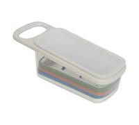 Râpe 4 Lames & Boîte de conservation "Colors" 26cm Transparent