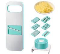 Râpe à ail avec base magnétique - Râpe hachoir ergonomique pour fromage, carotte, pomme de terre, restaurant, maison, pomme de terre, ail, carotte, salade