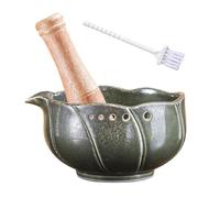 Râpe à ail - Bol à salade - Outils de cuisine manuels - Récipient à fromage - Pour cuisiniers à domicile, camping-cars, sauces, marinades, vinaigrettes, camping, dortoir, repas quotidien, cuisine