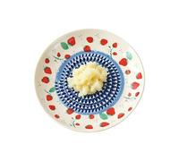 Râpe à Ail Plat Céramique à Motif Fruité Manuel