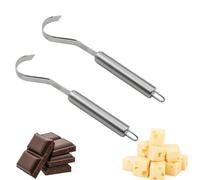 Râpe à chocolat, 2 pièces rasoir à chocolat en acier inoxydable grattoir à fromage râpe à chocolat outil de bigoudi pour cuisine cuisson gâteau