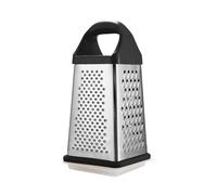 Râpe à fromage Box - Râpe à fromage, base antidérapante, nourriture de cuisine portable en acier inoxydable à 4 côtés avec boîte de rangement, hachoir à légumes de cuisine pour fromage, zanahor