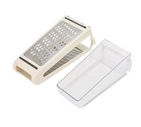 Râpe à fromage Double face récipient amovible râpe alimentaire efficace outil de cuisine matériau ABS PS 8,7 x 5,3 x 3,3 pouces