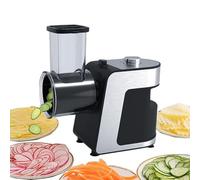 Râpe à fromage électrique 1000 W avec 5 cônes pour râper et trancher rapidement, outil de cuisine idéal pour la préparation des aliments