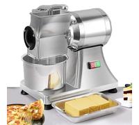 Râpe à fromage électrique, 550 W, grande machine à râper en acier inoxydable, 40 kg/heure pour râper le fromage, les arachides, le parmesan et les miettes de pain