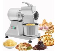 Râpe À Fromage Électrique 550 W, Machine À Râper Le Fromage Commerciale avec Seau en Acier Inoxydable, 88 Lb/heure, Broyeur À Fromage pour Bloc de Broyage, Fruits, Légumes, Pain