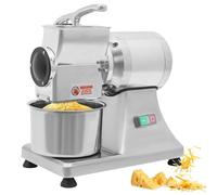 Râpe À Fromage Électrique 550W, 40 kg/h Râpe Professionnelle Avec Bac En Acier Inoxydable, Machine De Broyage De Table Pour Fromage En Bloc, Légumes, Noix Et Pain