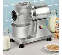 Râpe à fromage électrique avec entrée et sortie élargies pour râper le fromage, les cacahuètes, le parmesan et les miettes de pain