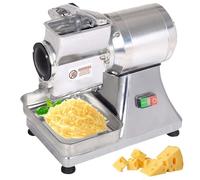 Râpe à fromage électrique, broyeur à fromage commercial 550 W avec 30 kg/h haute performance, robot culinaire à faible bruit pour beurre et chapelure
