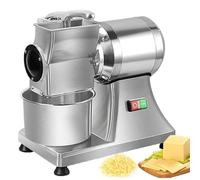 Râpe à fromage électrique commerciale, 550 W, en acier inoxydable, pour râper le fromage, les cacahuètes, le parmesan, les miettes de pain