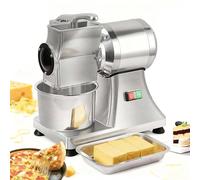 Râpe à fromage électrique commerciale 900 W, machine à chapelure robuste, robot culinaire en acier inoxydable pour fromages à pâte dure, noix et cuisines professionnelles (ne fait pas de julienne)
