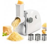 Râpe à fromage électrique et machine à salade pour une coupe rapide | Machine à salade électrique pour trancher et hacher sans effort le fromage, les fruits et les légumes
