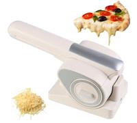 Râpe à fromage électrique portative, broyeur de chocolat à noix rechargeable, hachoir pour la maison, la cuisine, râpe rotative à fromage et trancheur, rasoir à glace avec 2 tambours rotatifs,