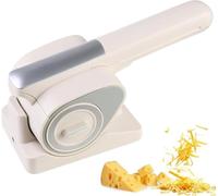 Râpe à fromage électrique sans fil rechargeable, déchiqueteuse rotative portable avec tambours pour râper rapidement, parfaite pour le fromage, les légumes, et plus encore