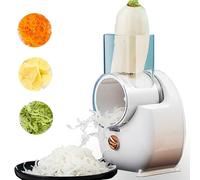 Râpe à Fromage électrique, Trancheuse électrique, Fonctionnement à une Touche, Trancheuse de Légumes Automatique pour Fruits, Légumes, Fromage, Machine à Salade pour la Cuisine à