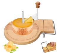 Râpe à Fromage En Bois De Hêtre, Trancheuse Et Coupe-fromage, Râpe à Fromage Tête De Moine Avec Base En Bois Pour Fromages à Pâte Dure Et Molle, épaisseur Réglable, Pour Girolle, Râpe à C Without lid