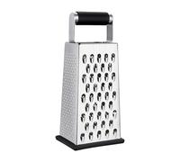 Râpe à fromage en boîte - Fine, moyenne et grossière, poignée en caoutchouc thermoplastique de 9,65 x 4,25 x 3,27 pouces, synonyme d'outil de zeste, accessoire | Broyeur de nourriture pour famille et