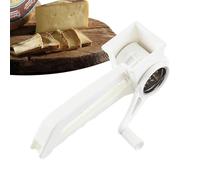 Râpe à fromage manuelle - Broyeur rotatif en acier inoxydable de 24 cm, design de manche ergonomique | Râpe rotative manuelle pour fromage, légumes, fruits, pommes de terre, chocolat