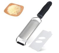 Râpe à fromage manuelle,râpe en acier inoxydable de première qualité,outil de râpage préféré pour le parmesan,le fromages à pâte dure,les agrumes,le gingembre,le chocolat,la noix de muscade,le truffes